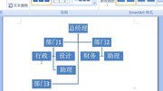 word07设置组织机构图,层级图 office教程 word2007层次结构图怎么添加创建一个上级项目知识名师课堂爱奇艺