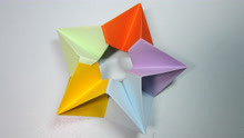 五角星花环手工折纸教程