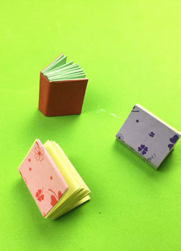 3分钟学会迷你笔记本怎麼折 方法简单同学们都喜欢 手工摺纸教程