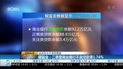 银监会:二季度商业银行不良贷款率1.74%财经完整版视频在线观看爱奇艺