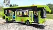 启蒙城市系列公交车拼装积木汽车试玩，玩具车模型积木益智玩具