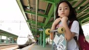 8岁萝莉展现逆天滑板绝技