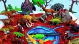 侏罗纪世界恐龙玩具恐龙岛火山爆炸史莱姆