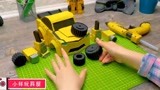 手工DIY，用纸板和变压器制作一个变形金刚机器人，大黄蜂超好玩