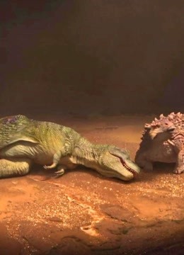 恐龙王:特暴龙为找小疙瘩,一路跋山涉水,最终累倒在了