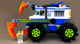 乐高新警察故事 警车改装成超级战车 瞬间摧毁罪犯堡垒