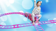 儿童趣味亲子游戏乐园！小萝莉的玩具火车！