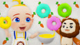 宝贝佑佑益智动画 美味甜甜圈 Color Donuts