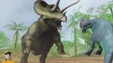 侏罗纪世界恐龙争霸：棘龙差点吃亏，原来食草龙也这么厉害！