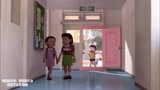 哆啦A梦：大雄有了任意门，上学都不用怕迟到了，太厉害了！