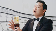 PSY鸟叔代言食品网站 独特喝酒方式引围观