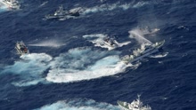 专家：钓鱼岛有12艘中国海警船 日本就无力招架