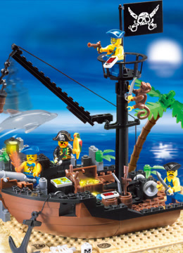 加勒比海盗船积木拼装玩具