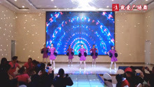 动感时尚的花球健身操《中国风》景乐年终联谊会