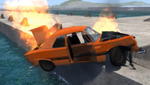 汽车实况模拟  汽车掉水里火能熄灭吗？