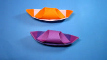 折纸大全简单又漂亮纸船