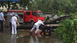 台风“玛莉亚”来袭：温州男子被路牌压倒后死亡