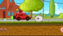 儿童玩具小轿车警车火车消防车挖掘机搞笑动画