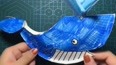 做手工-纸盘手工鲸鱼