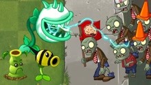 植物大战僵尸动画片游戏，疯狂的僵尸！