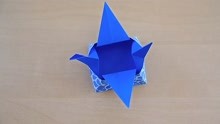 天鹅收纳盒的折纸方法