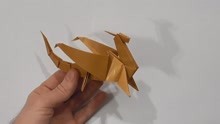 古代飞龙的折纸方法