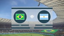 实况足球预测美洲杯：巴西VS阿根廷，梅西率队PK桑巴群星