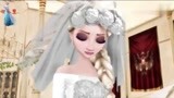 冰雪奇缘MMD，冰雪女王“穿婚纱”演绎歌曲，是准备嫁人了么