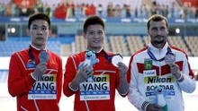 国际泳联世锦赛 杨健男子十米台摘金