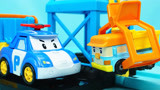 儿童汽车玩具 粘土任务玩具变形警车珀利 迪士尼 珀利与邓普