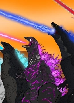 恐龙世界哥斯拉争霸：哥斯拉呼吸光线太震撼，你别震撼到了吗？