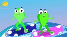 【英文慢速启蒙儿歌】：Five Little Froggies