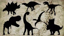 认识地图上不同位置的迅猛龙，埃德蒙顿龙等7种恐龙