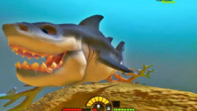 小丑鲨鱼VS巨齿鲨皇帝