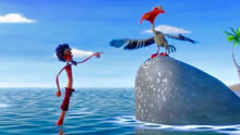 动画版《鲁宾逊漂流记》，男子上演荒岛求生，还和一只鸟成为兄弟