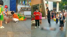 广州一幼儿园附近发生捅人事件，致多名学生受伤，嫌犯被抓