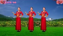 [图]广场舞《你像三月桃花开》任妙音演唱，歌美舞美，简单易学附分解