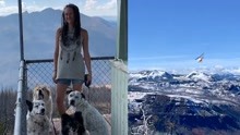 女子一年只工作3个月，有狗相伴赏遍雪山美景，超治愈工作曝光