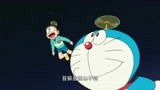 哆啦A梦：大雄和哆啦A梦飞上月球，连宇航服都不用穿，太牛了！