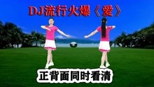 [图]DJ热搜网红舞《爱》小虎队演唱，正背面学跳真舒爽