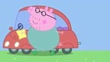小猪佩奇：猪爸爸太牛了吧，洗了自己的车，车身都能当镜子了