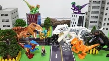 趣味玩具乐园：欧文被市中心可怕的恐龙追赶！欧文会怎么样？