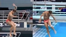 世锦赛跳水首个0分！奥地利选手跳板上脚滑落水，裁判集体打0分