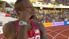 尤金田径世锦赛男子110米栏 霍洛威13秒03卫冕