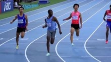U20田径世锦赛 塔布戈获得男子百米冠军