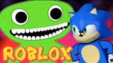 ROBLOX游戏：逃离监狱，绿色班班遇到了猪队友索尼克！
